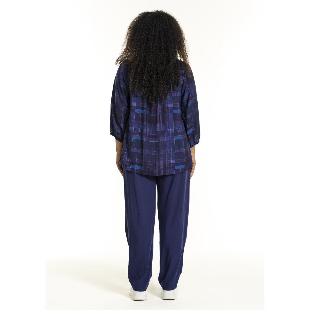 Studio SEmmy Blouse Blouse Purple Checks