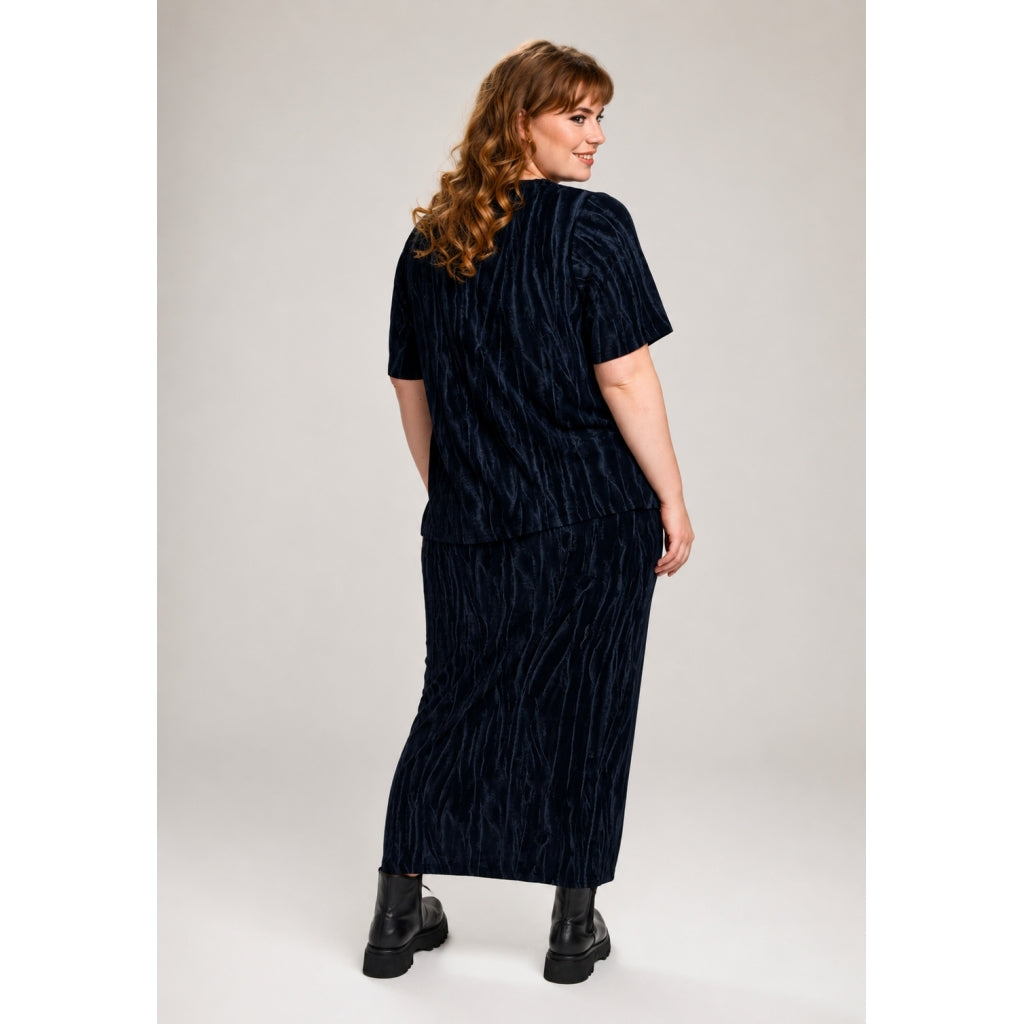 Studio SJohanne Blouse Blouse Black with grey print