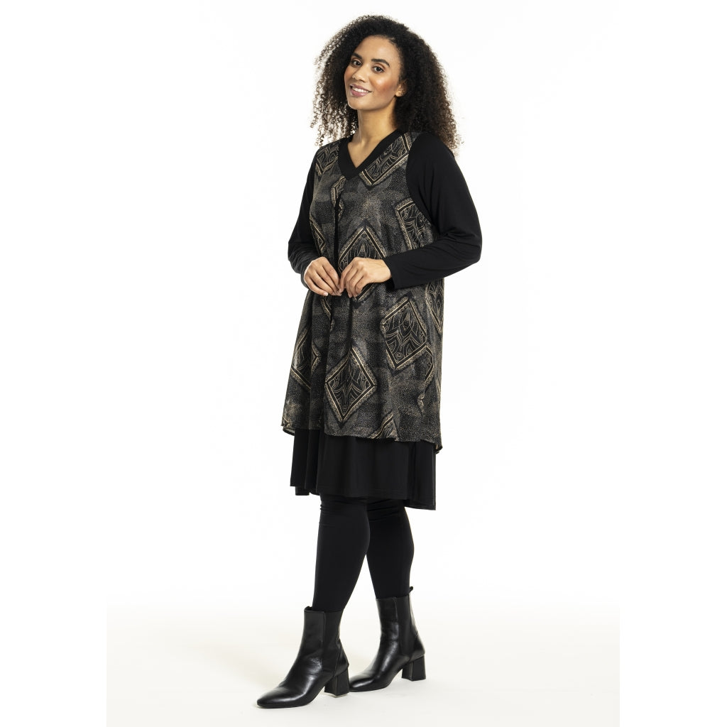 Studio SÅsa Dress Dress Black/Gold