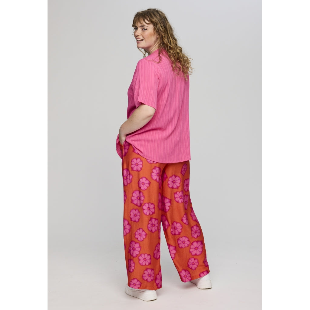 Studio SAbigail Pants Pants Orange with pink