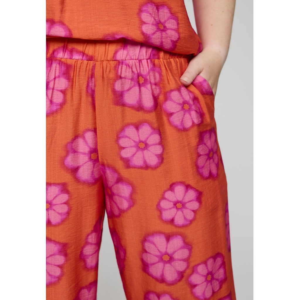 Studio SAbigail Pants Pants Orange with pink