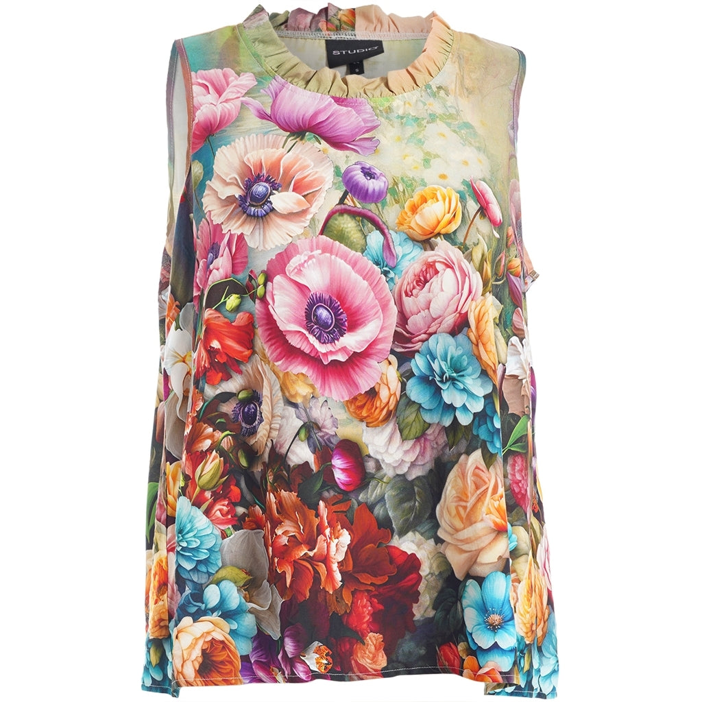 Studio SAisha Top Top Multi color print