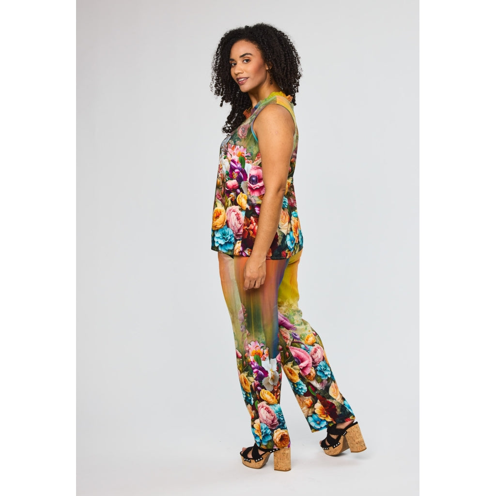 Studio SAisha Top Top Multi color print