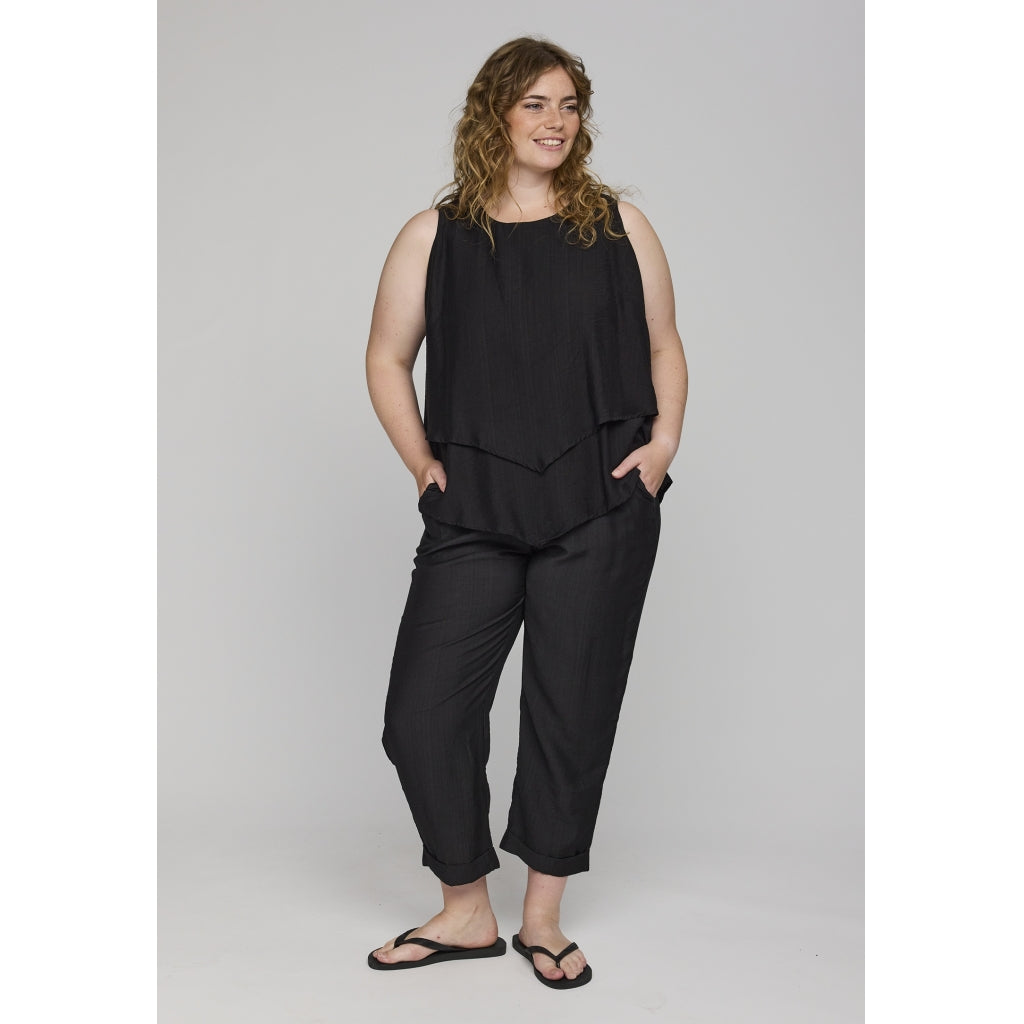 Studio SAriella 7/8 trousers 7/8 Pant Black