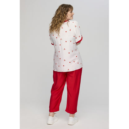 Studio SAriella 7/8 trousers 7/8 Pant Red