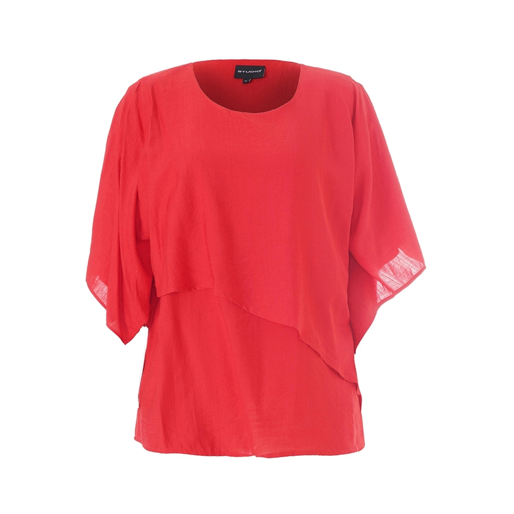 Studio SAthena Blouse Blouse Red