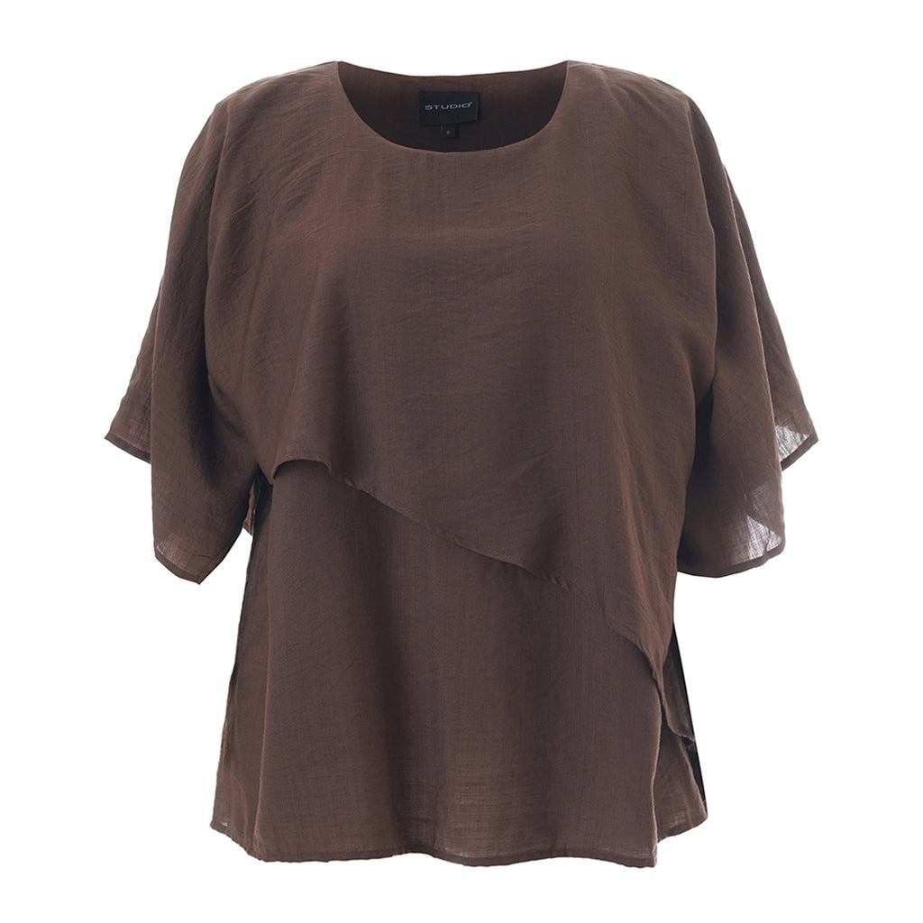 Studio SAthena Blouse Blouse Brown