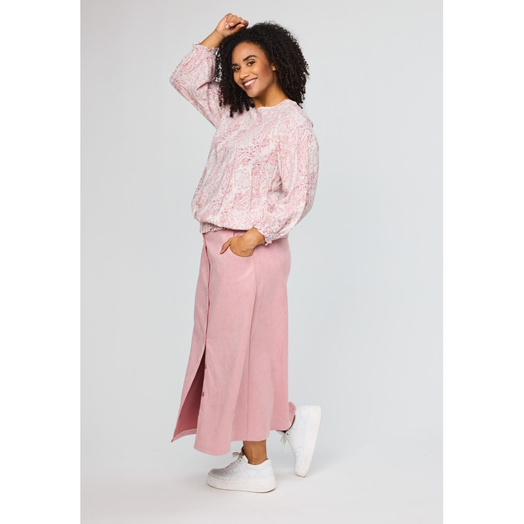 Studio SAugusta Blouse Blouse Off white with rose flowers