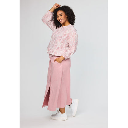 Studio SAugusta Blouse Blouse Off white with rose flowers