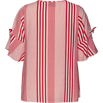 Studio SAutumn Blouse Blouse Red/White stripe