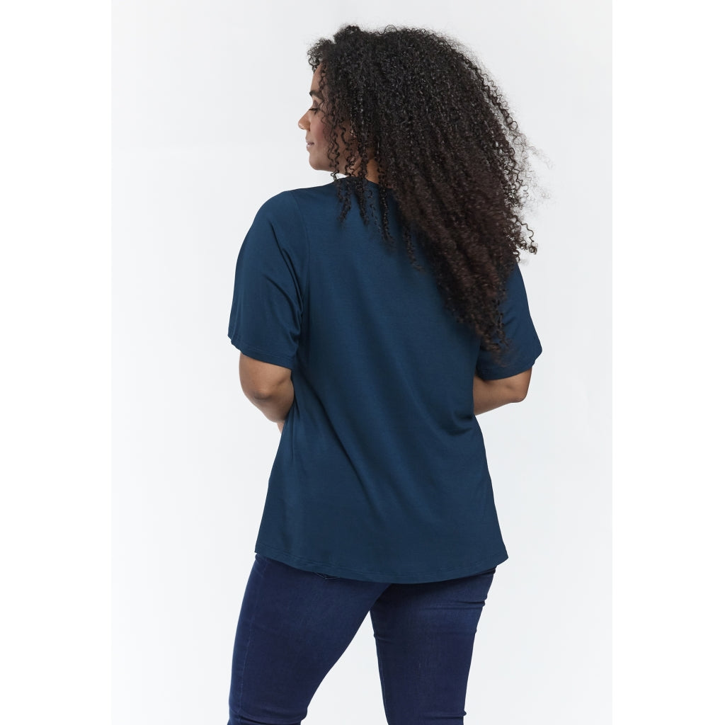 Studio SBella T-Shirt with print T-Shirt Petrol with blue