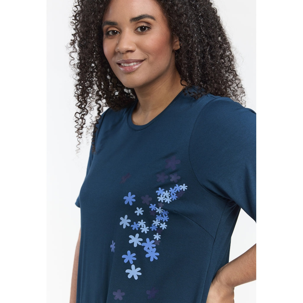 Studio SBella T-Shirt with print T-Shirt Petrol with blue