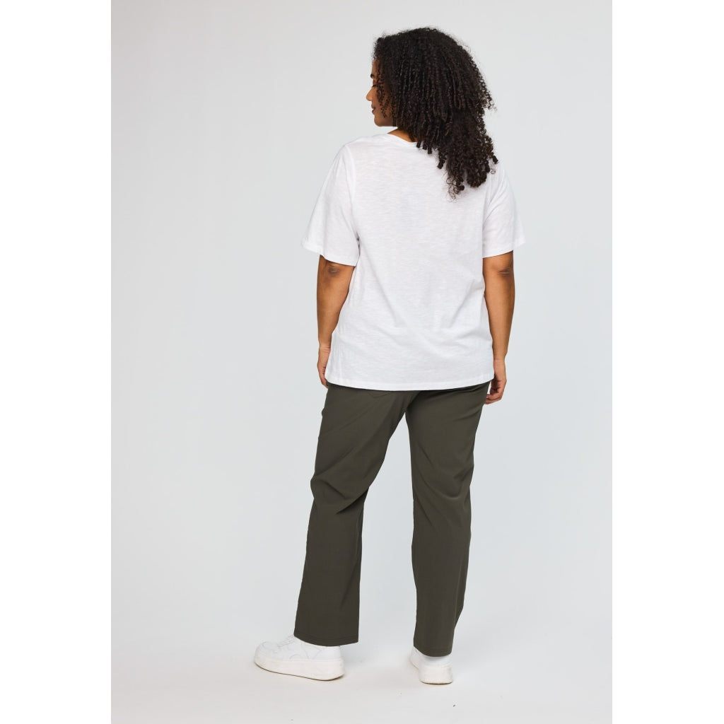 Studio SBella T-Shirt with print T-Shirt White with green butterflies