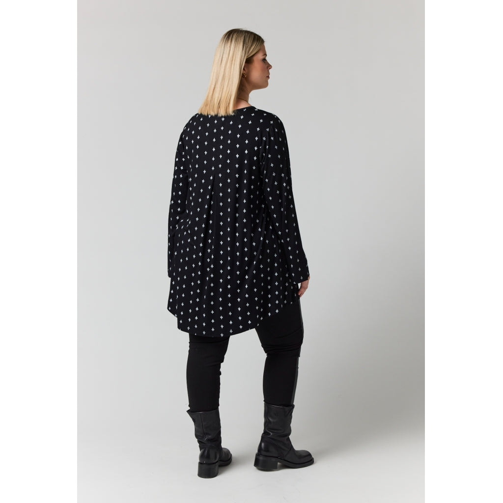 Studio SBerit Blouse Blouse black with white flowers