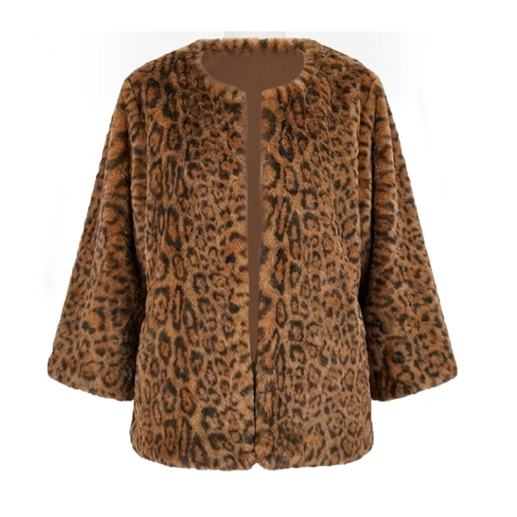 Studio SBetina Jacket Jacket Brown Leoprint