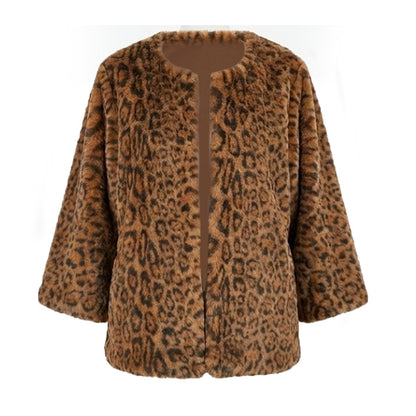Studio SBetina Jacket Jacket Brown Leoprint