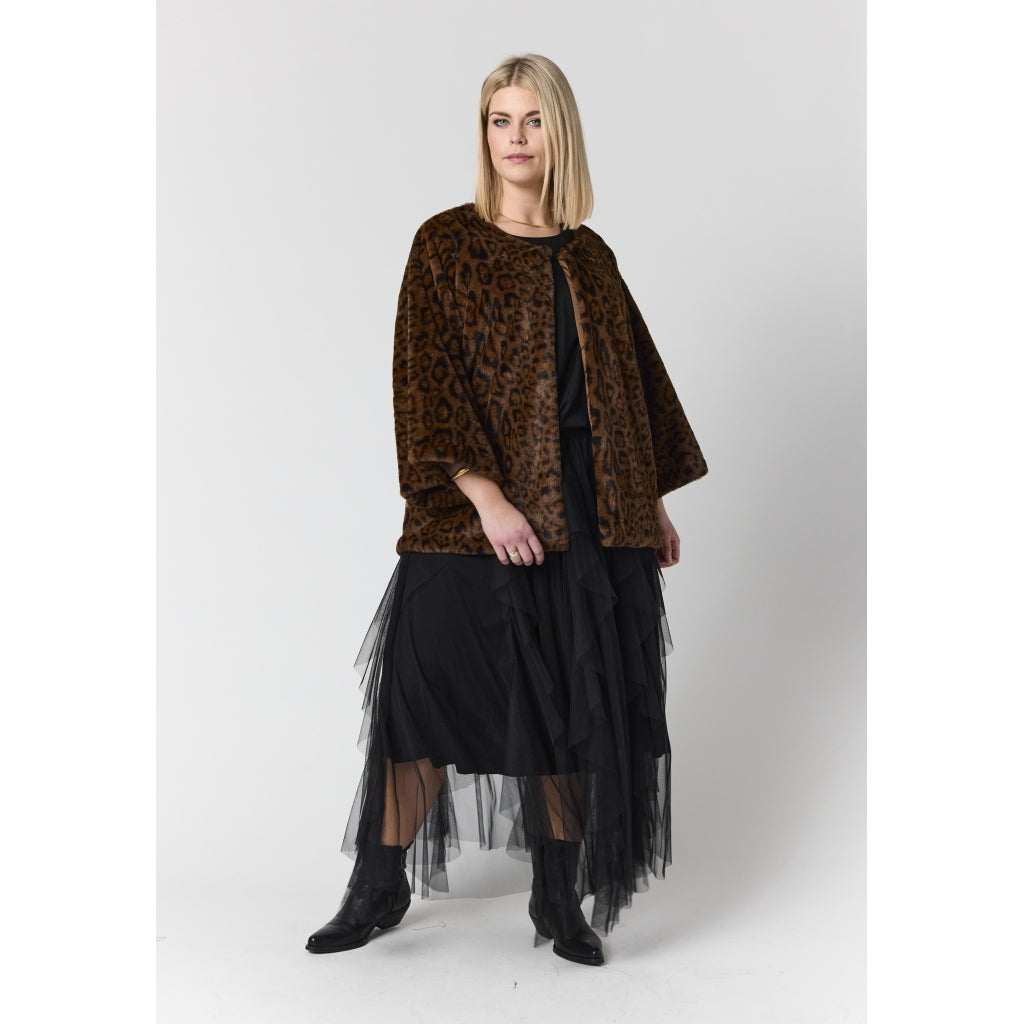 Studio SBetina Jacket Jacket Brown Leoprint
