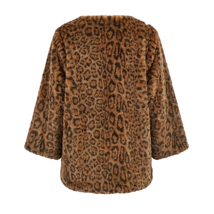 Studio SBetina Jacket Jacket Brown Leoprint