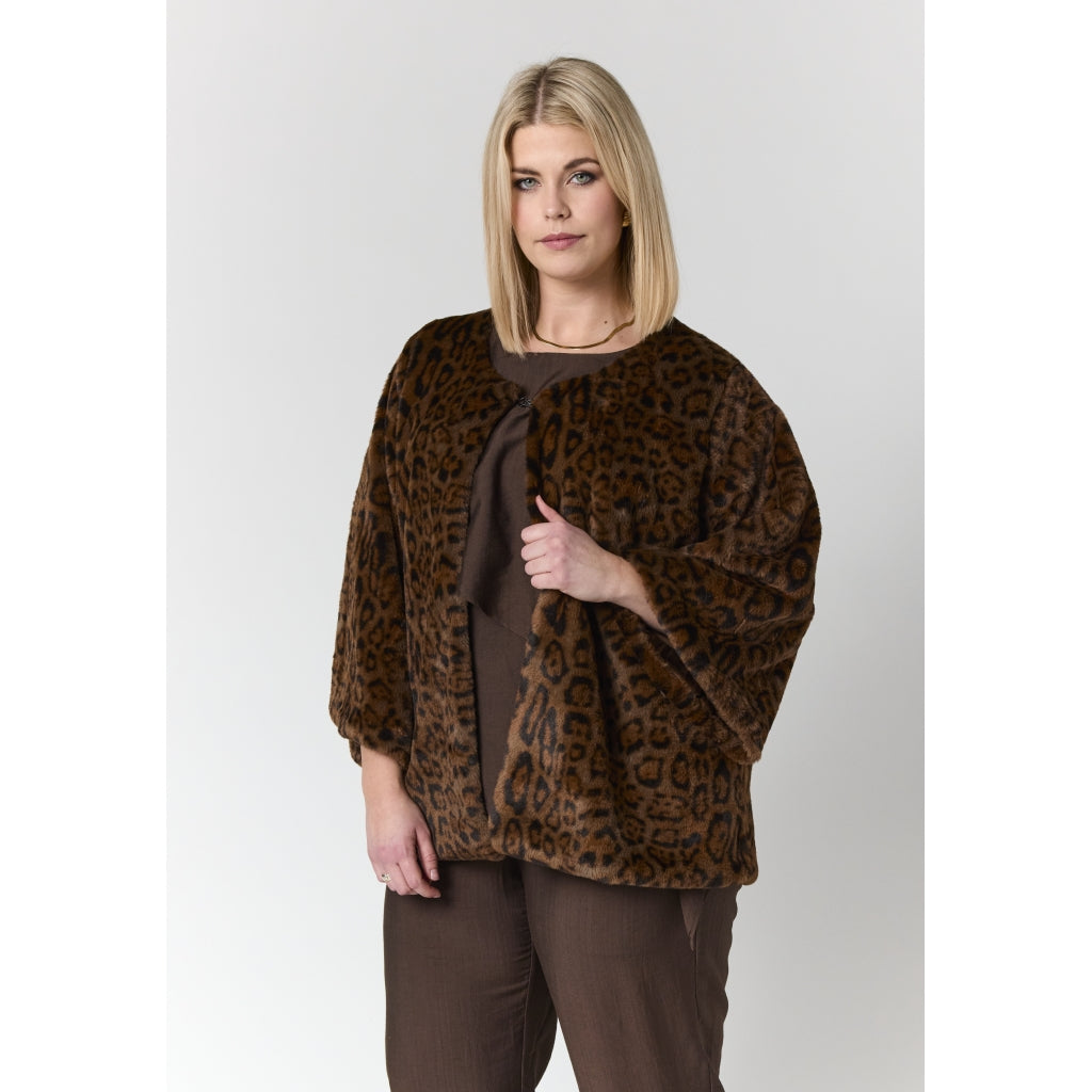 Studio SBetina Jacket Jacket Brown Leoprint