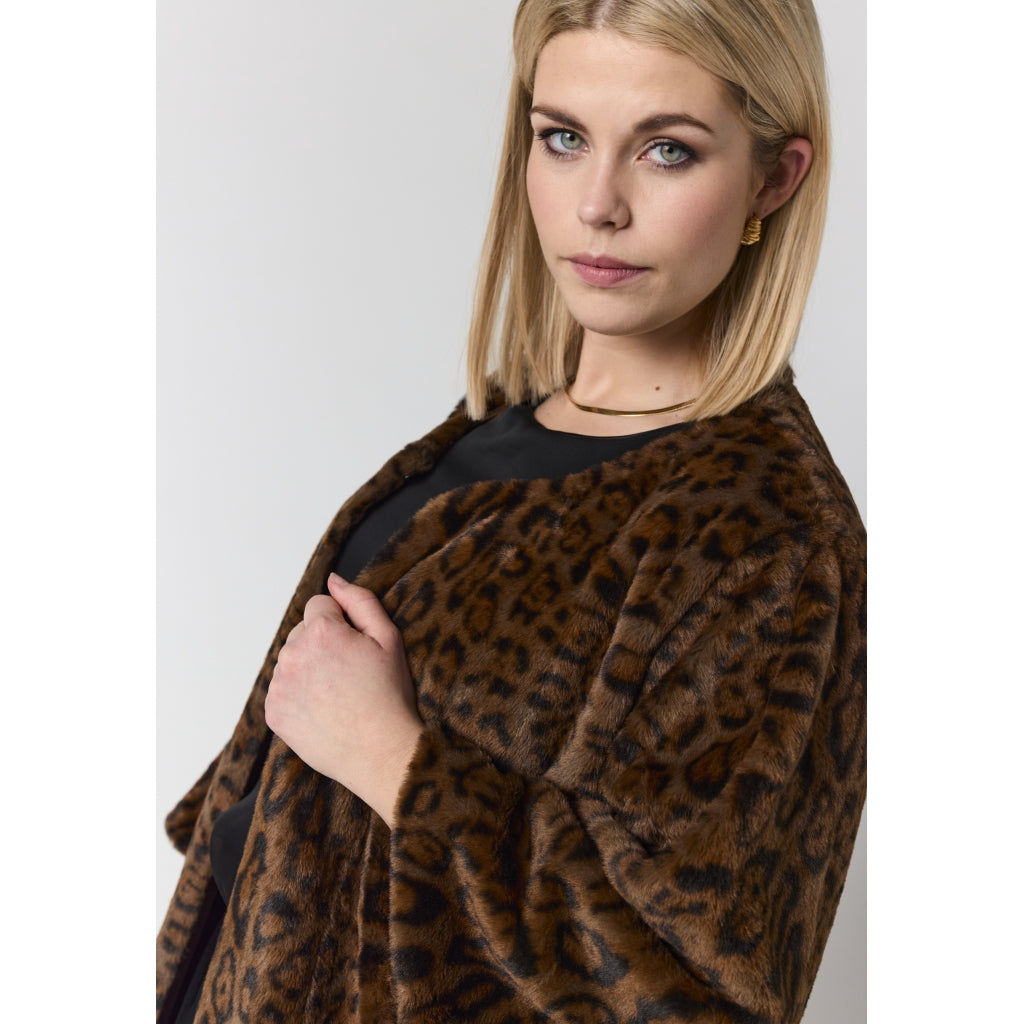 Studio SBetina Jacket Jacket Brown Leoprint