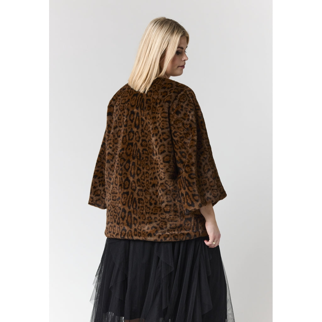 Studio SBetina Jacket Jacket Brown Leoprint