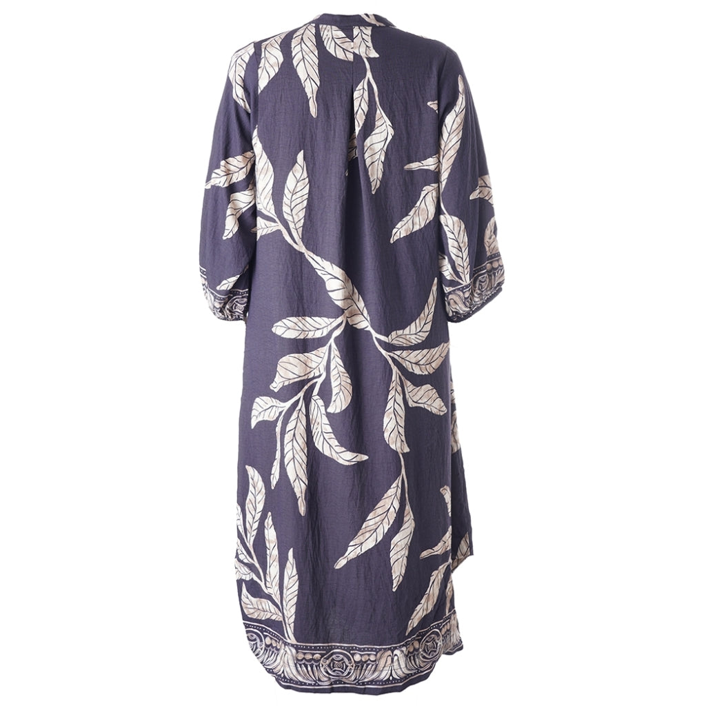 Studio SBidiana Long Dress Long Dress Navy board with sand flowers