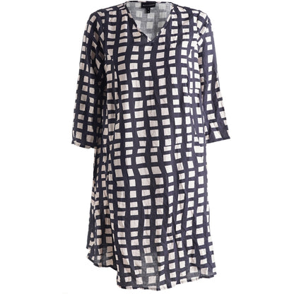 Studio SBirgitte Dress Dress Black with sand checks