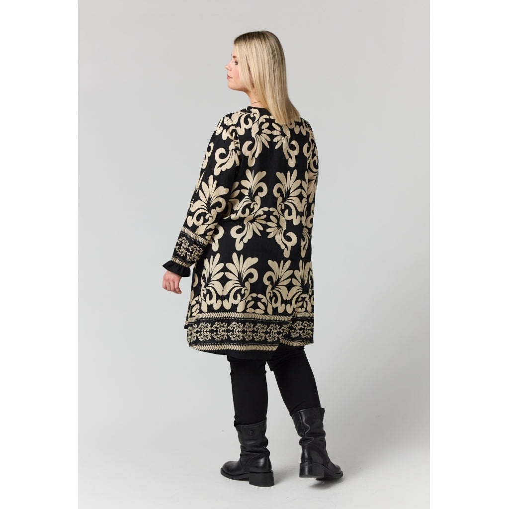 Studio SBirgitte Dress Dress Black with border print