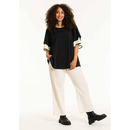 Studio SBirret Wide Trousers Trousers Off-White