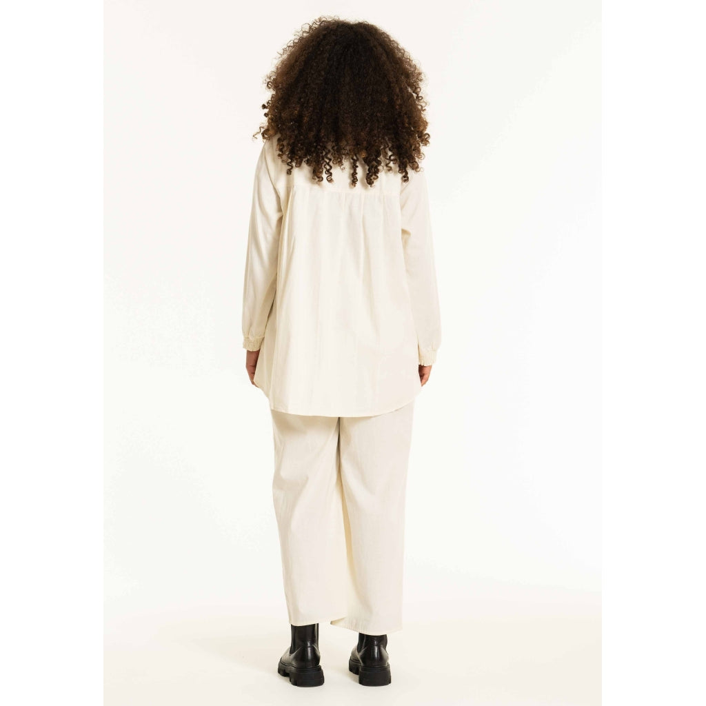 Studio SBirret Wide Trousers Trousers Off-White