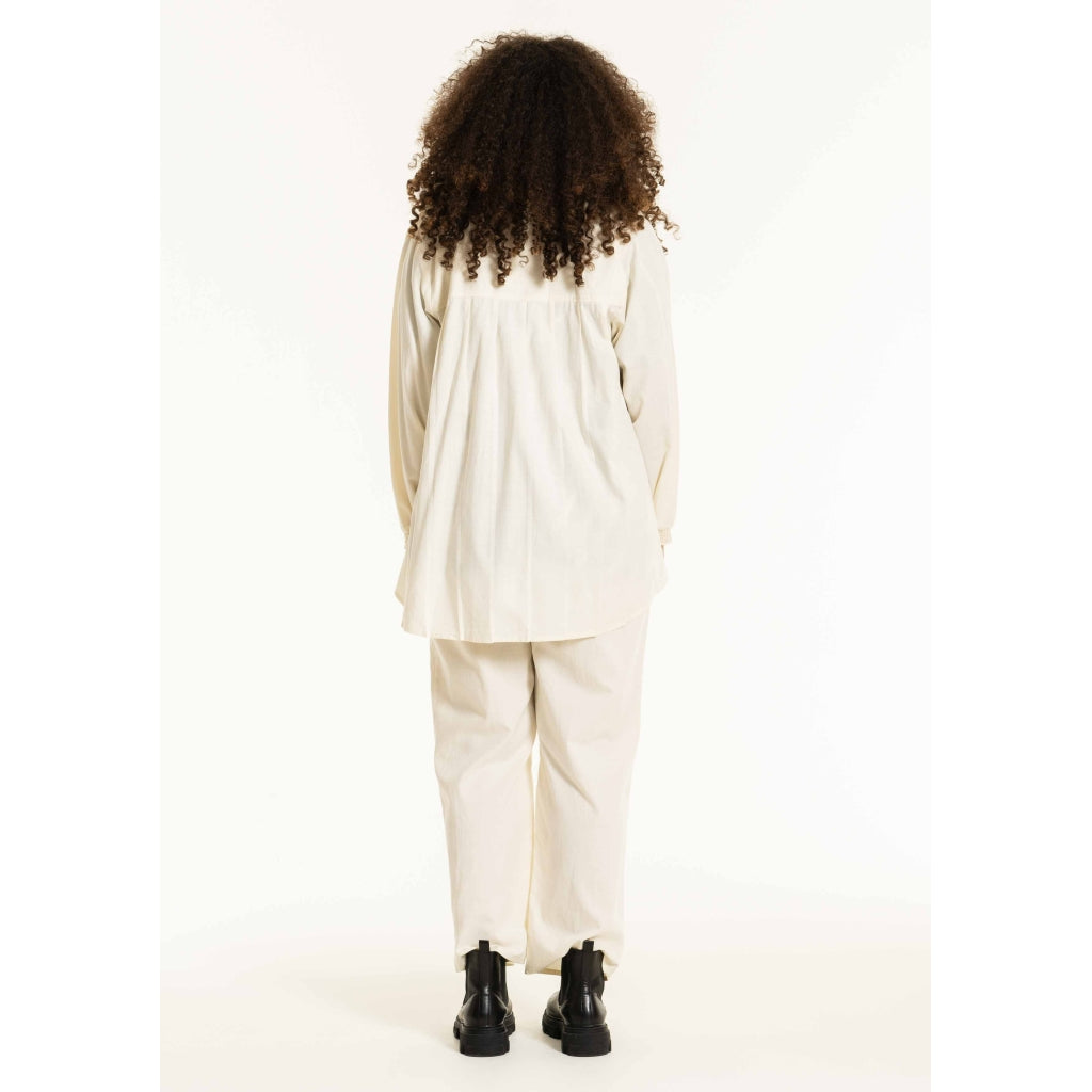 Studio SBirret Wide Trousers Trousers Off-White