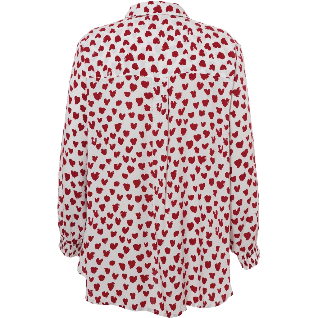 Studio SBitta Shirt Shirt White with red hearts