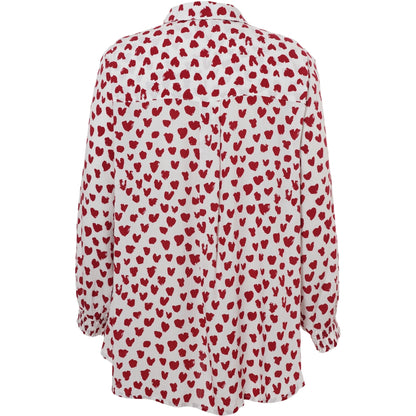 Studio SBitta Shirt Shirt White with red hearts