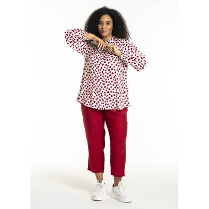 Studio SBitta Shirt Shirt White with red hearts