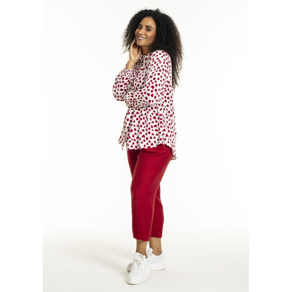 Studio SBitta Shirt Shirt White with red hearts