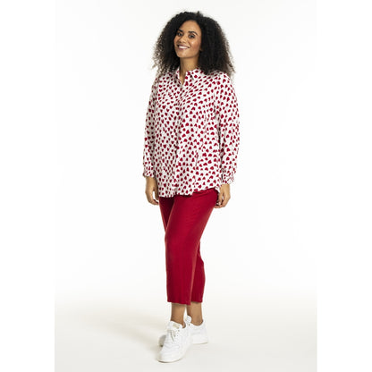 Studio SBitta Shirt Shirt White with red hearts