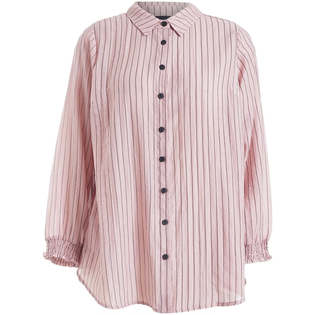 Studio SBitta Shirt Shirt Rose with black stripe