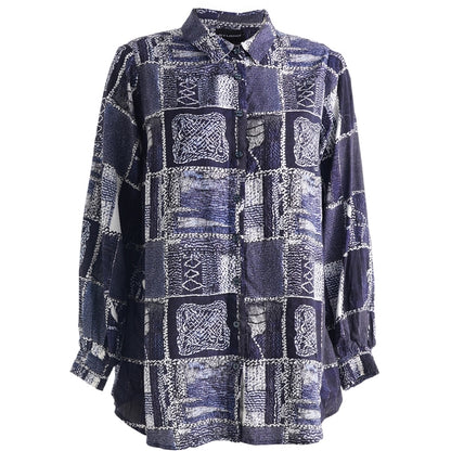 Studio SBitta Shirt Shirt Blue mix pattern