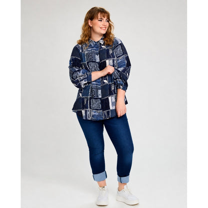 Studio SBitta Shirt Shirt Blue mix pattern