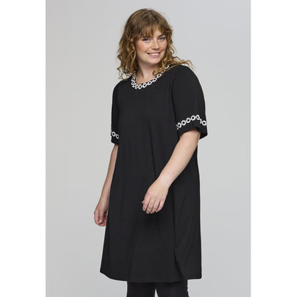 Studio SBlair Dress Dress black with white flowers