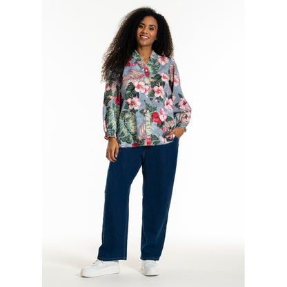 Studio SBonni Shirt Shirt Stripe with flower print