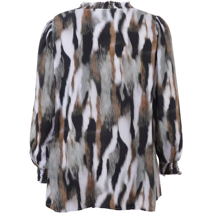 Studio SBonni Shirt Shirt Black with grey/sand skies