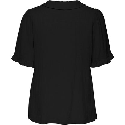 Studio SBridget shirt jacket with short sleeve Shirt Jacket Black