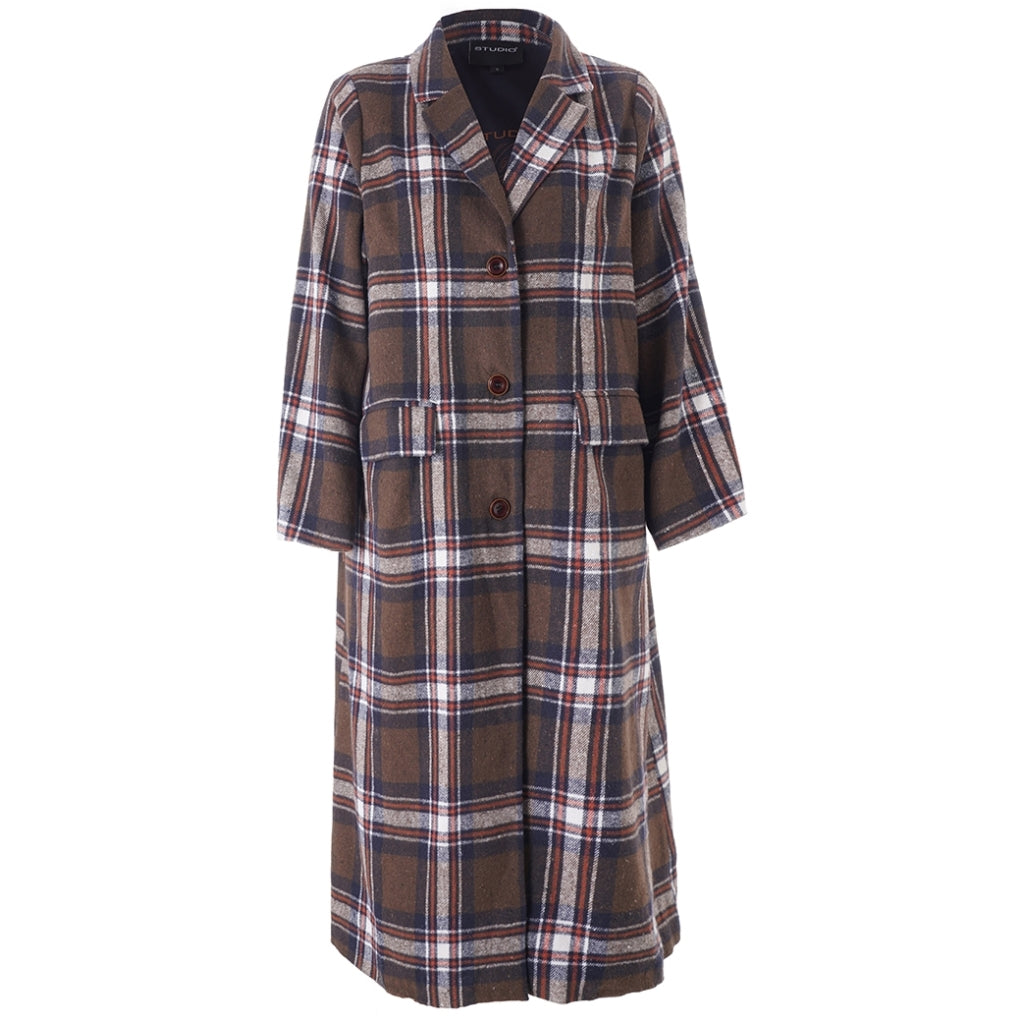 Studio SCaisa Long coat Coat Multi Colour