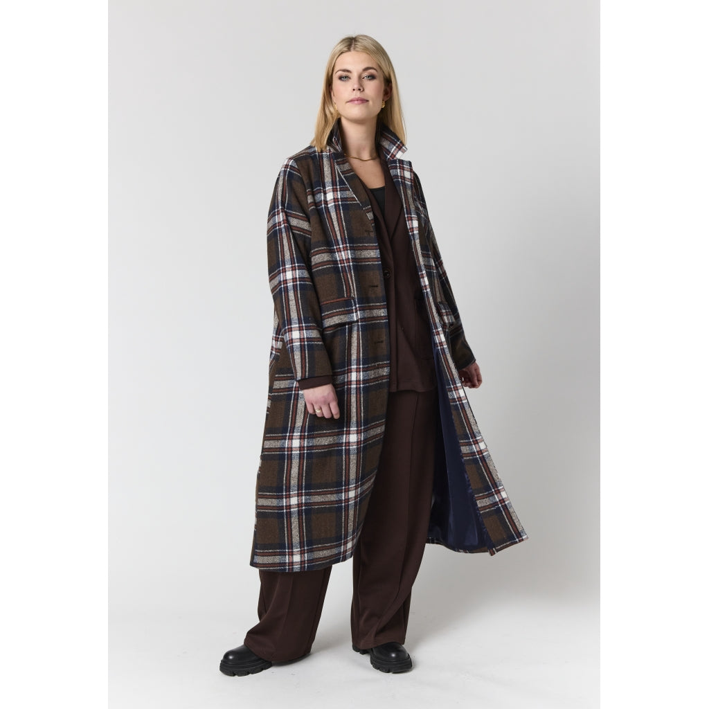 Studio SCaisa Long coat Coat Multi Colour