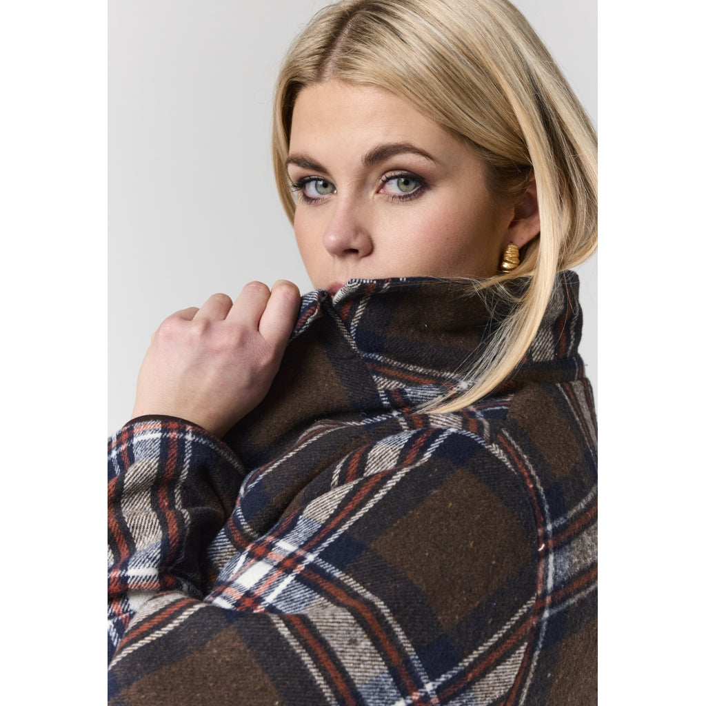 Studio SCaisa Long coat Coat Multi Colour