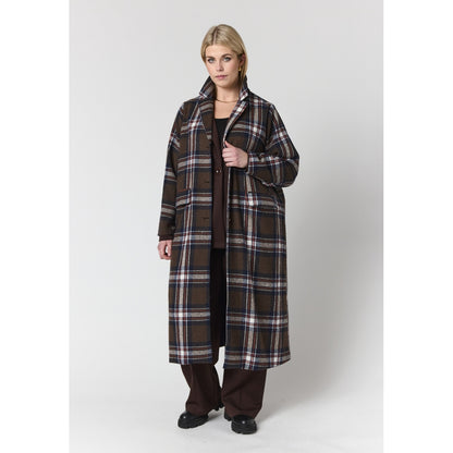Studio SCaisa Long coat Coat Multi Colour