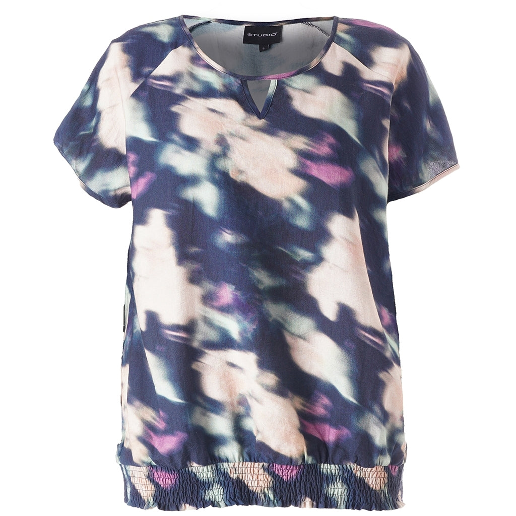Studio SCamilla Blouse Blouse Mix petrol print