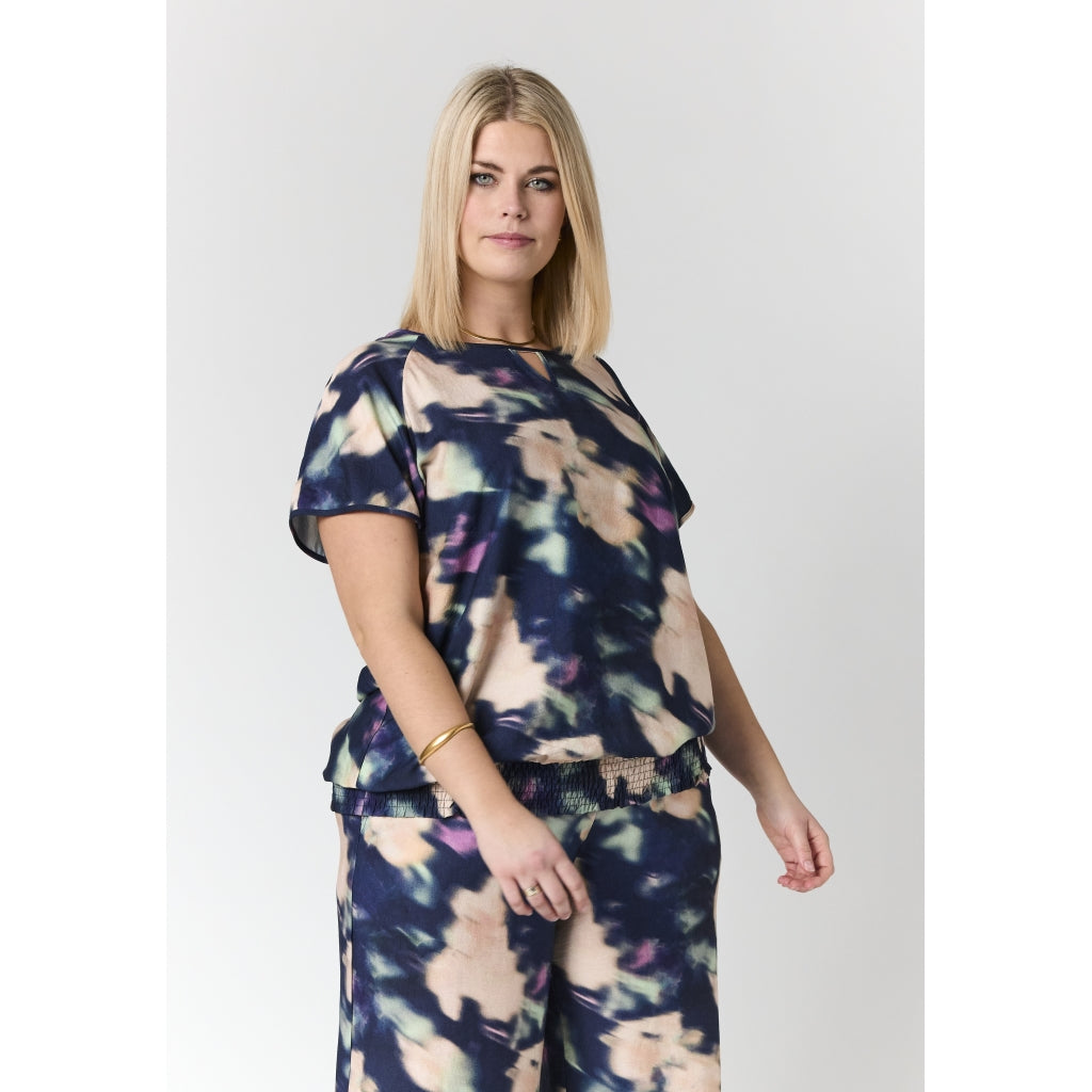 Studio SCamilla Blouse Blouse Mix petrol print