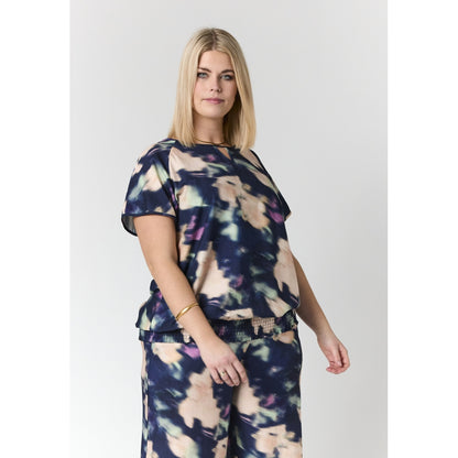 Studio SCamilla Blouse Blouse Mix petrol print